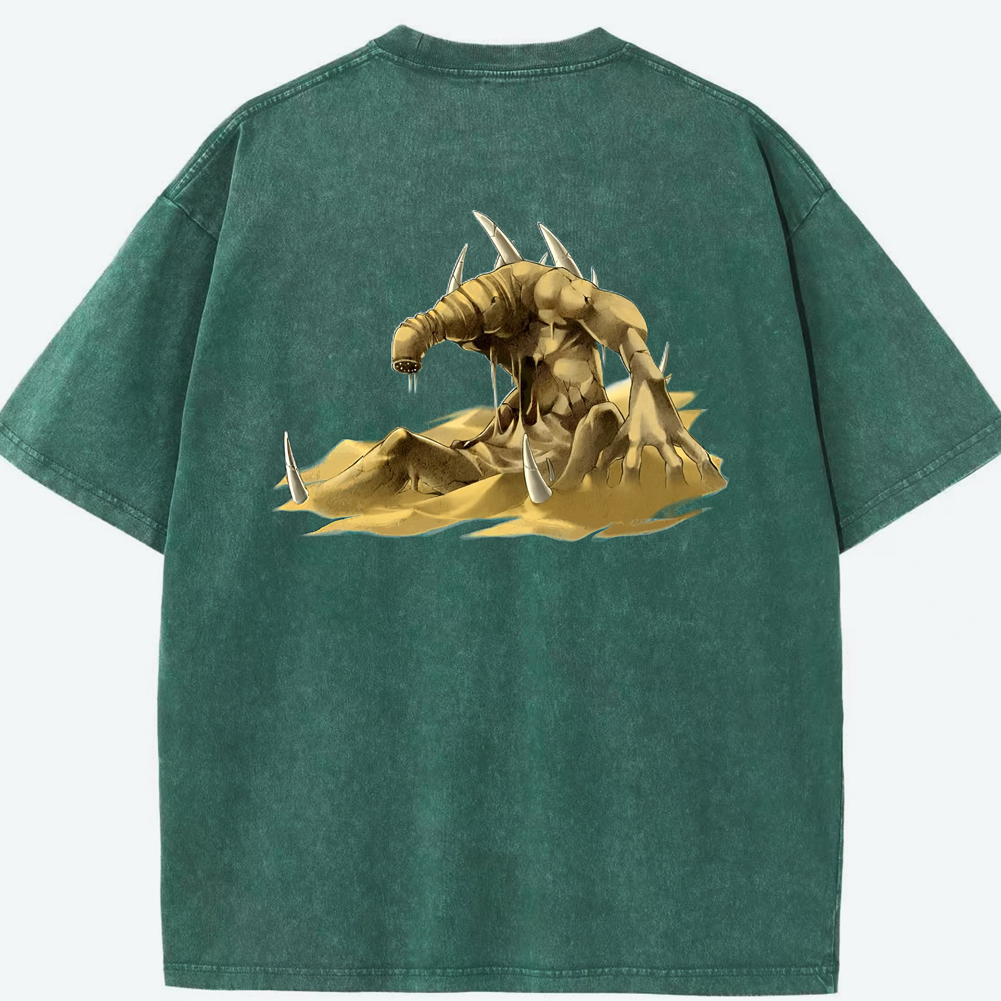 （画像用） 遊☆戯☆王 Yu-Gi-Oh! 綿100% ヴィンテージ風 半袖Tシャツ（背面プリント）